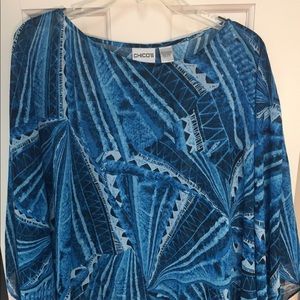 Chico’s Blue Ruana top
